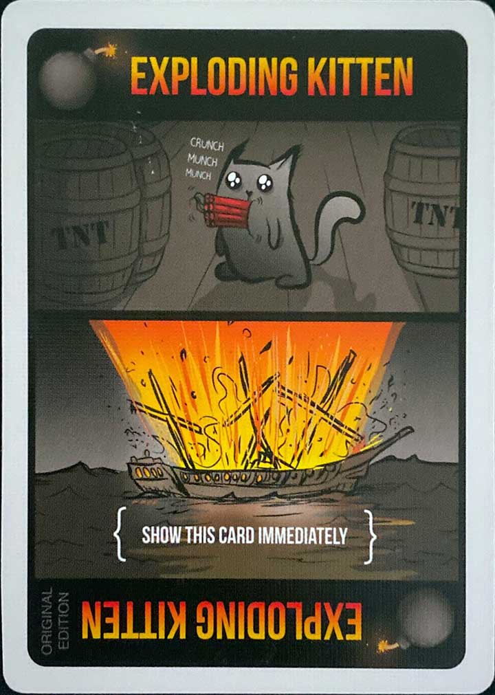 Exploding Kitten - Variant 8