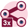 Share the Future 3x Icon