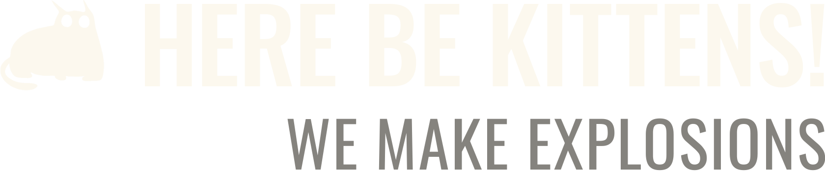 Here Be Kittens - Site Logo